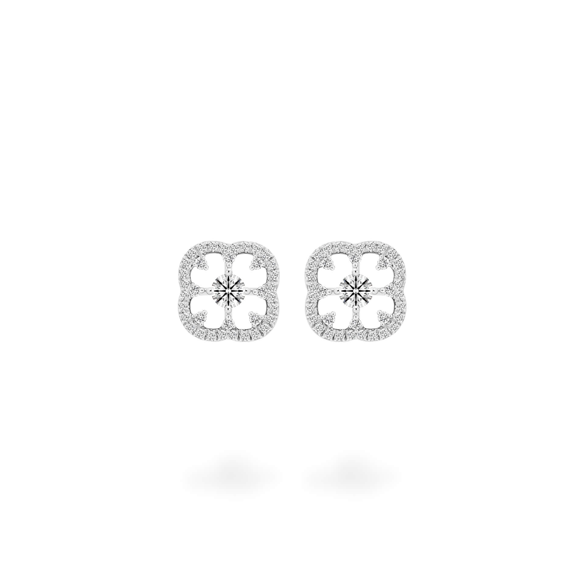 3 mẫu bông tai kim cương vàng trắng cao cấp sang trọng - JEMMIA DIAMOND