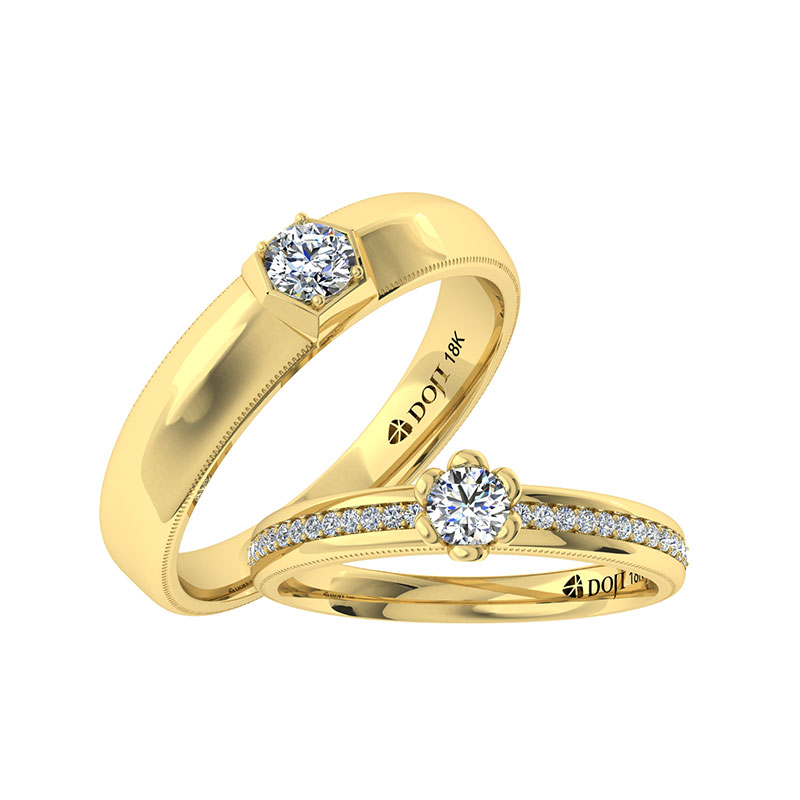 Nhẫn cưới Kim cương IWR142-2