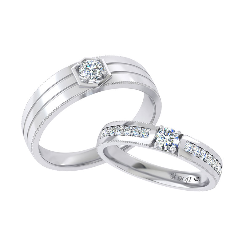 Nhẫn cưới Kim cương IWR145
