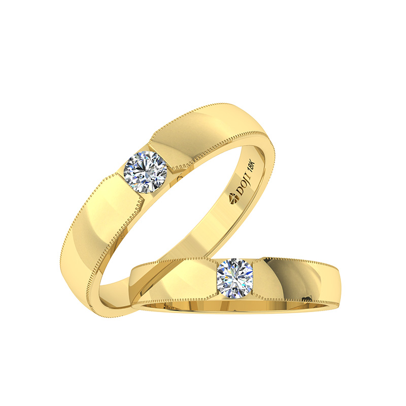 Nhẫn cưới Kim cương IWR138-2