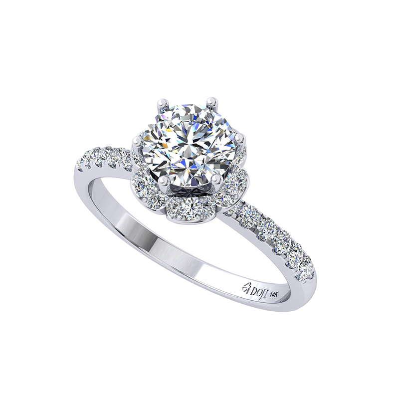 Nhẫn đính hôn Kim cương ENR671