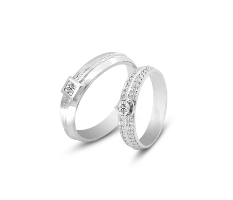 Nhẫn cưới Kim cương IWR184