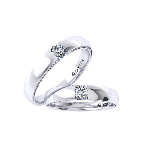 Nhẫn cưới Kim cương IWR1582-17