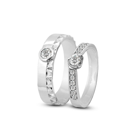 Nhẫn cưới Kim cương IWR1902
